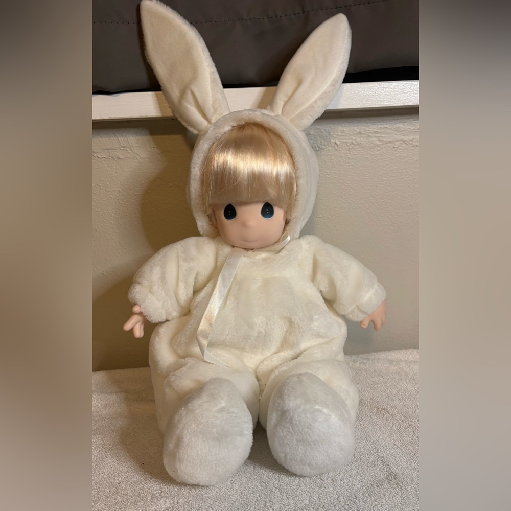 Precious Moments Bunny Jeremy Doll Plush 1993 16 Inches New Without Box No Tags